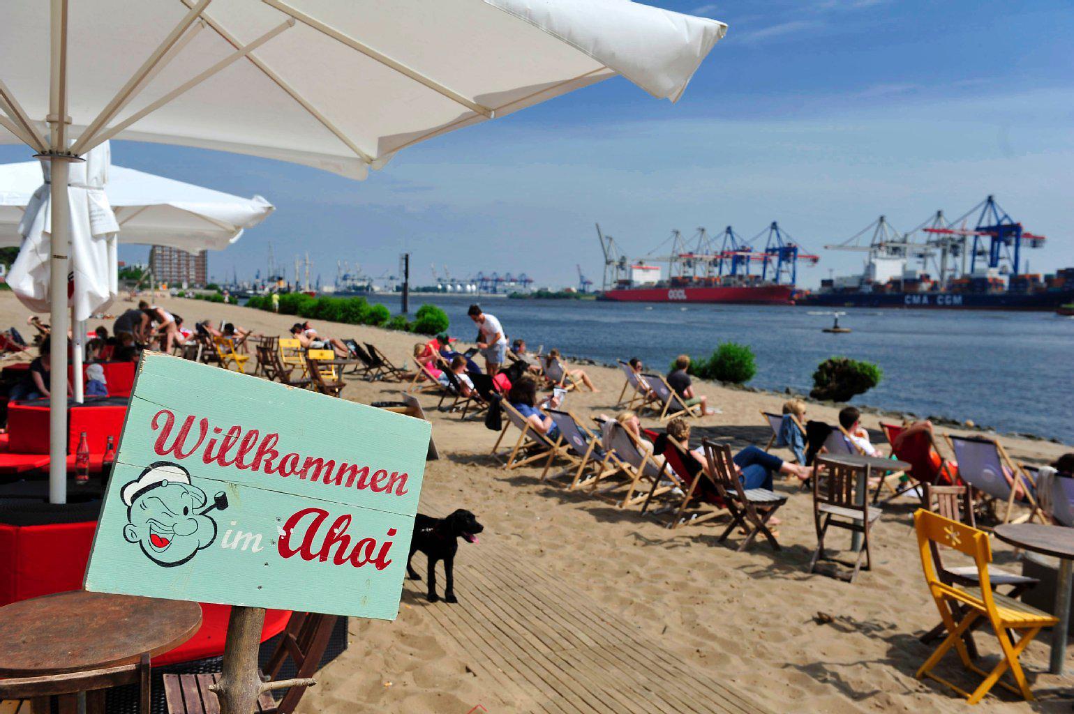 Ahoi Strandkiosk Plage  priv e Hambourg  Hamburg 