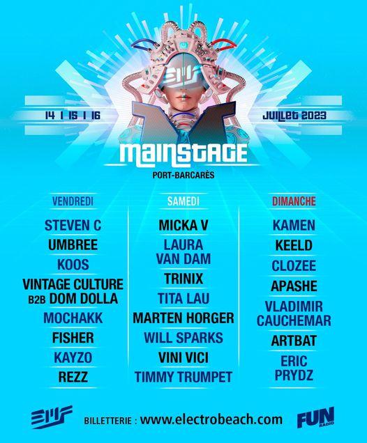 Main Stage electro beach